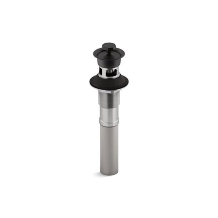 Kohler Lav Drain, Non-Remvble Stpr With Ovrflw 7127-A-BL